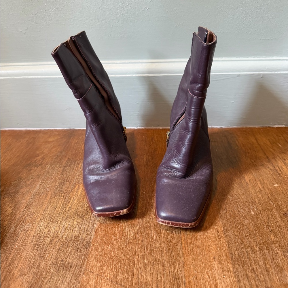 ALOHAS Purple West Cape Wine Boots